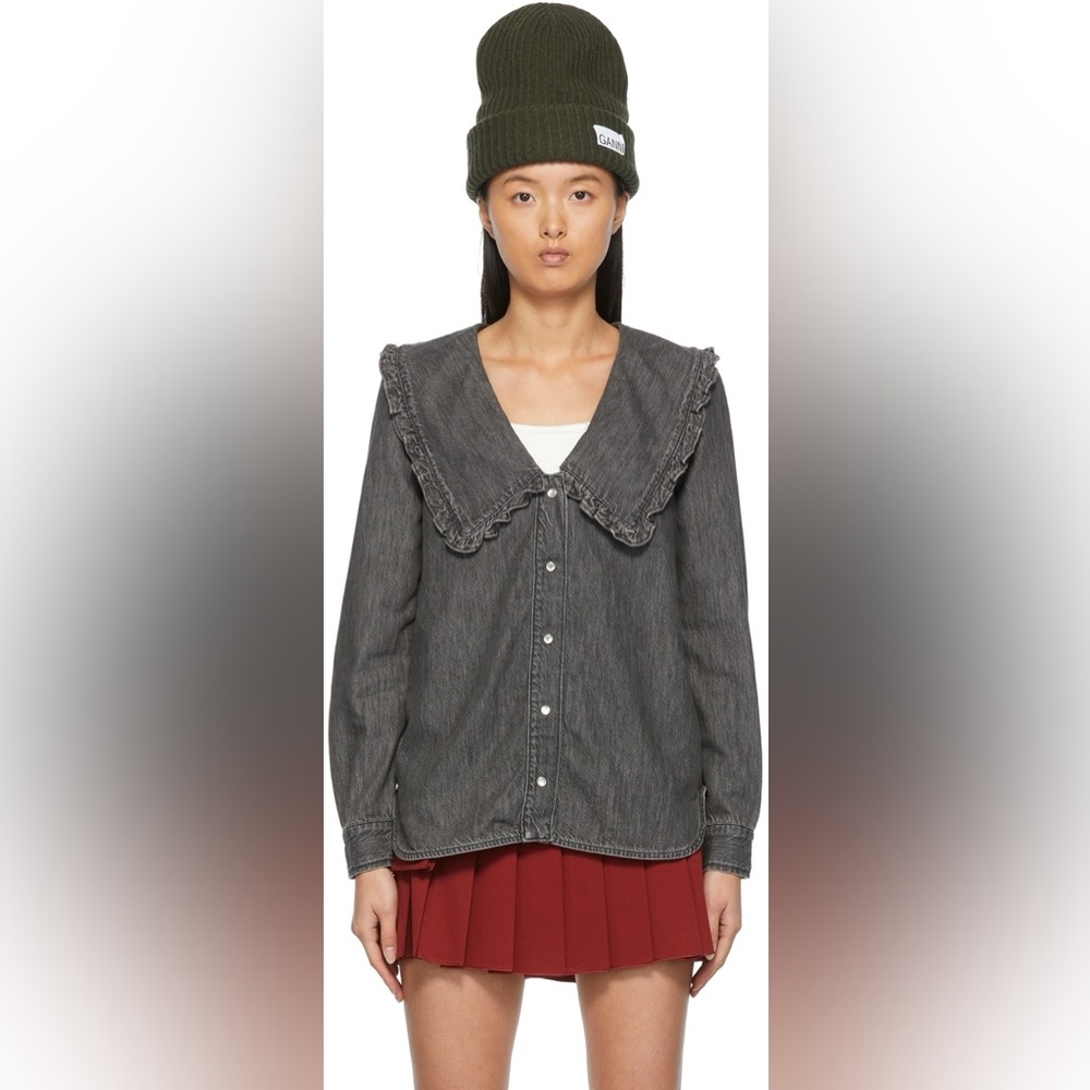 GANNI core light shirt - worn once